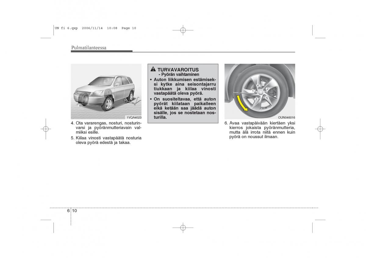 KIA Carens II 2 omistajan kasikirja / page 244