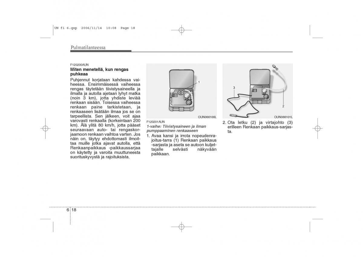 KIA Carens II 2 omistajan kasikirja / page 252