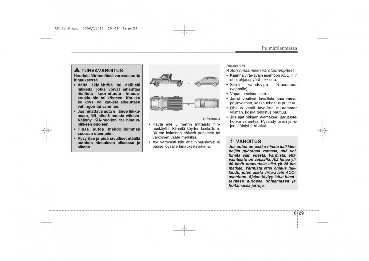 KIA Carens II 2 omistajan kasikirja / page 263