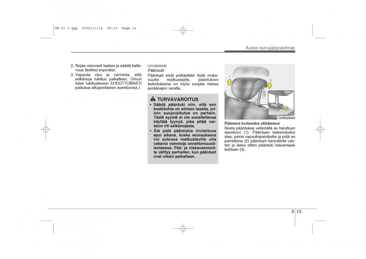 KIA Carens II 2 omistajan kasikirja / page 27