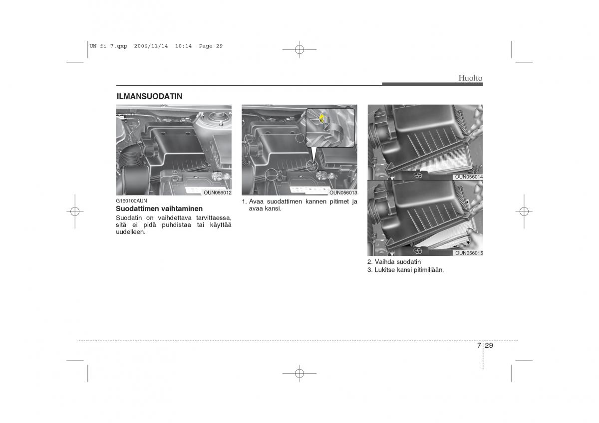 KIA Carens II 2 omistajan kasikirja / page 295