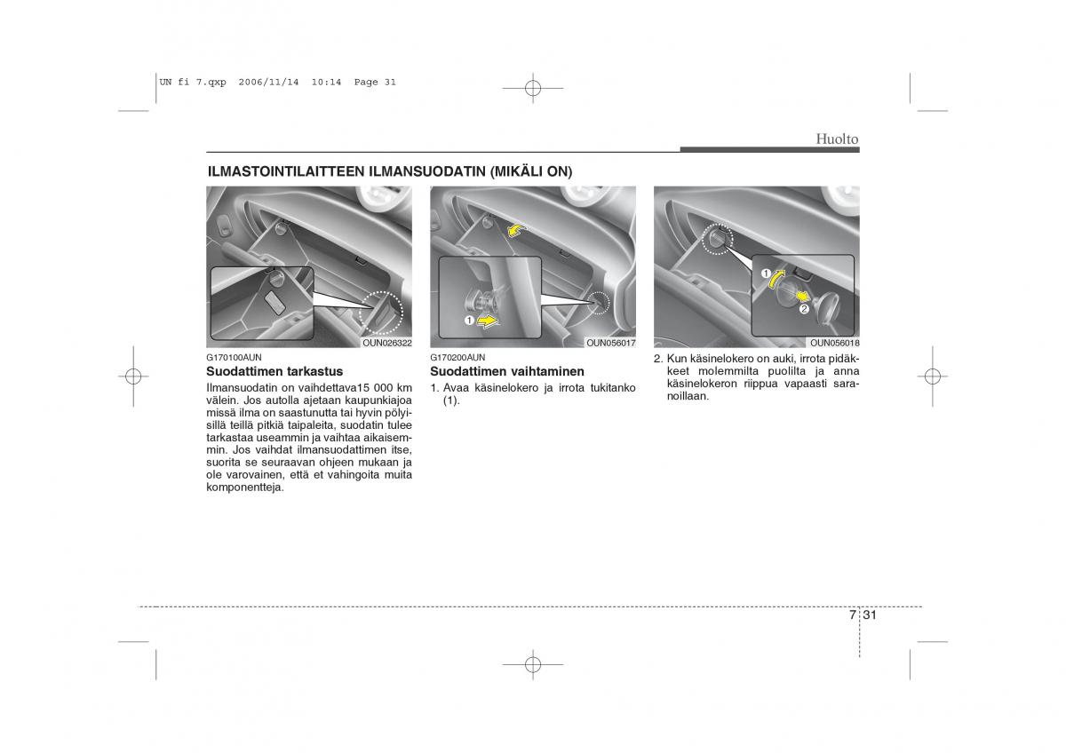 KIA Carens II 2 omistajan kasikirja / page 297