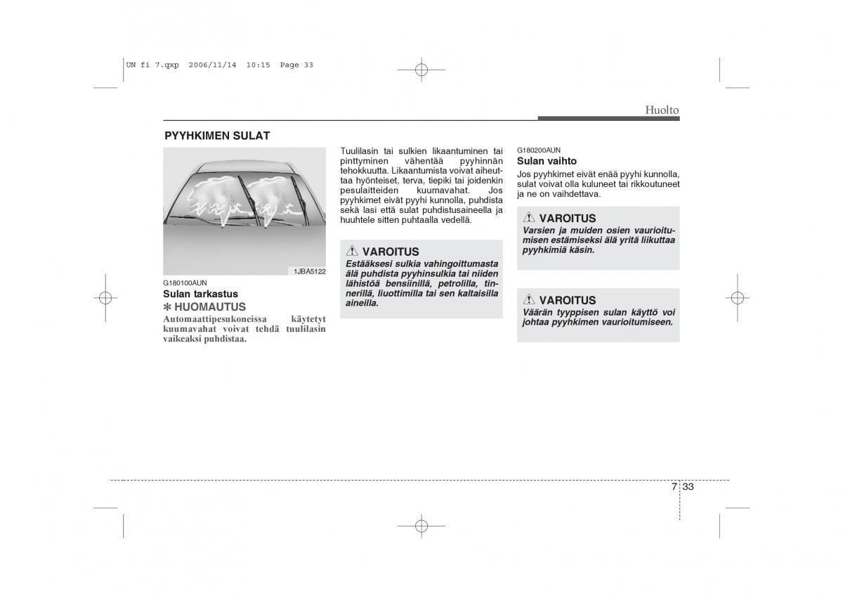 KIA Carens II 2 omistajan kasikirja / page 299