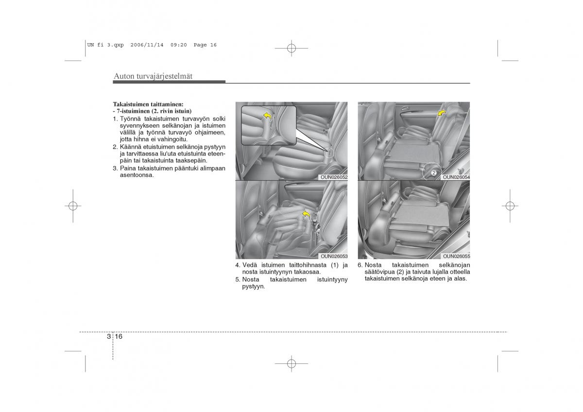 KIA Carens II 2 omistajan kasikirja / page 30