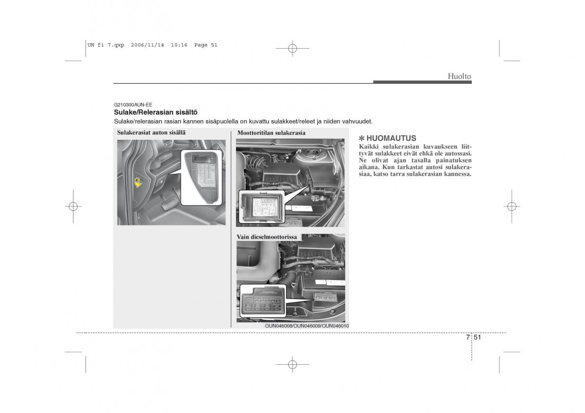 KIA Carens II 2 omistajan kasikirja / page 317