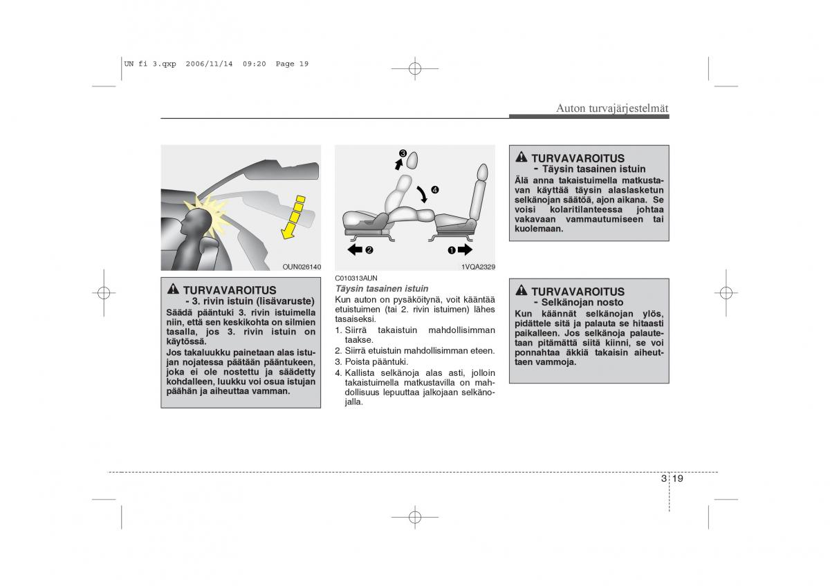 KIA Carens II 2 omistajan kasikirja / page 33