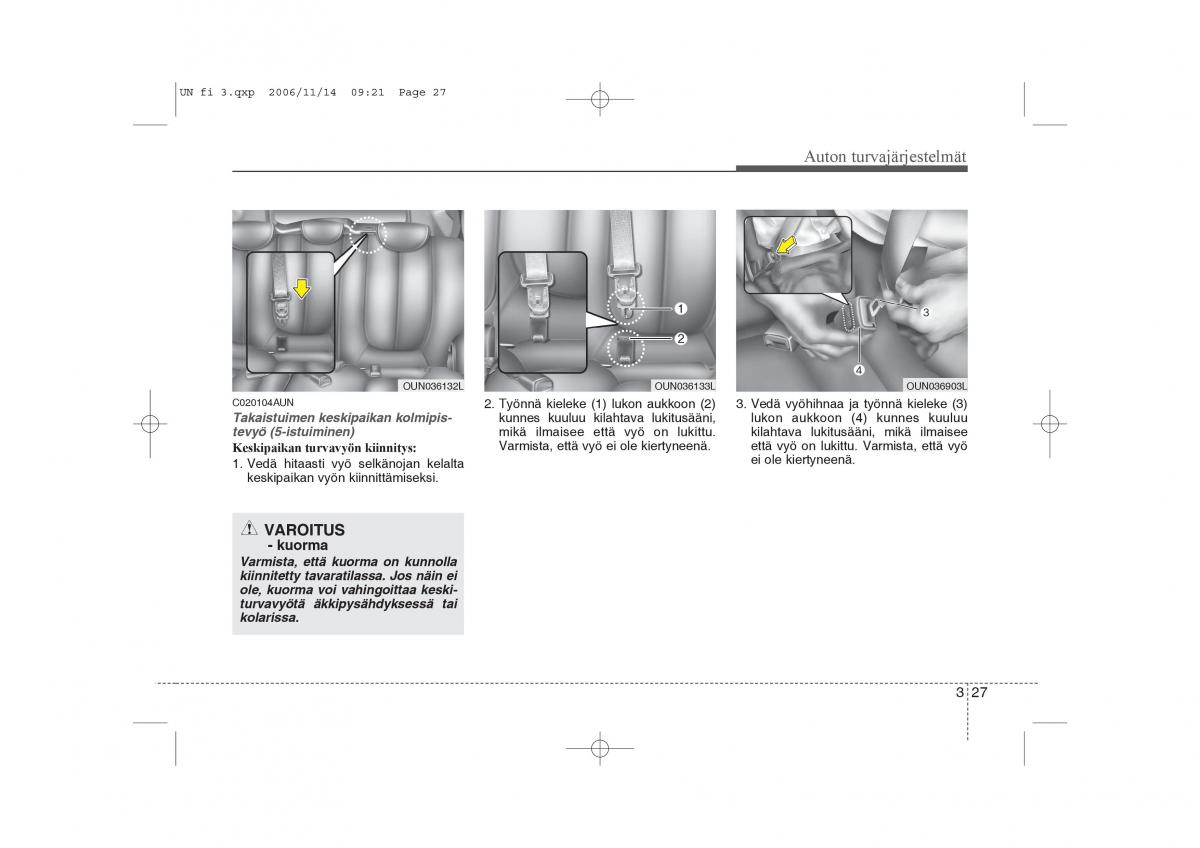 KIA Carens II 2 omistajan kasikirja / page 41