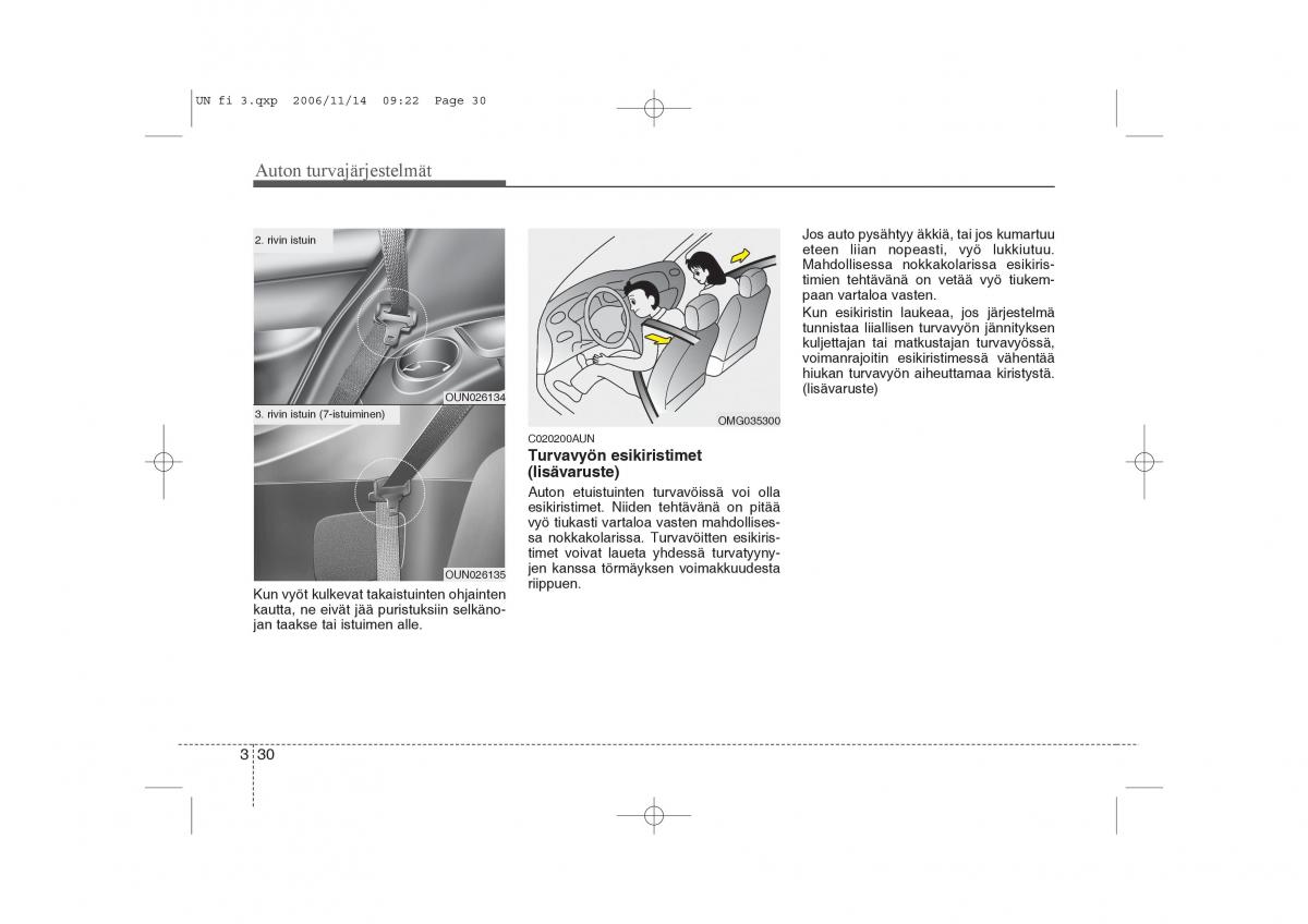 KIA Carens II 2 omistajan kasikirja / page 44