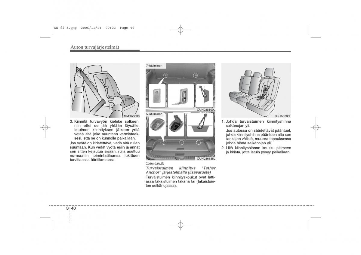 KIA Carens II 2 omistajan kasikirja / page 54