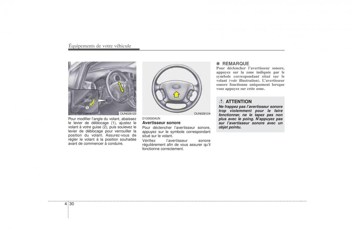 KIA Carens II 2 manuel du proprietaire / page 113