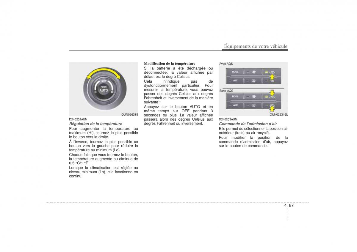 KIA Carens II 2 manuel du proprietaire / page 170