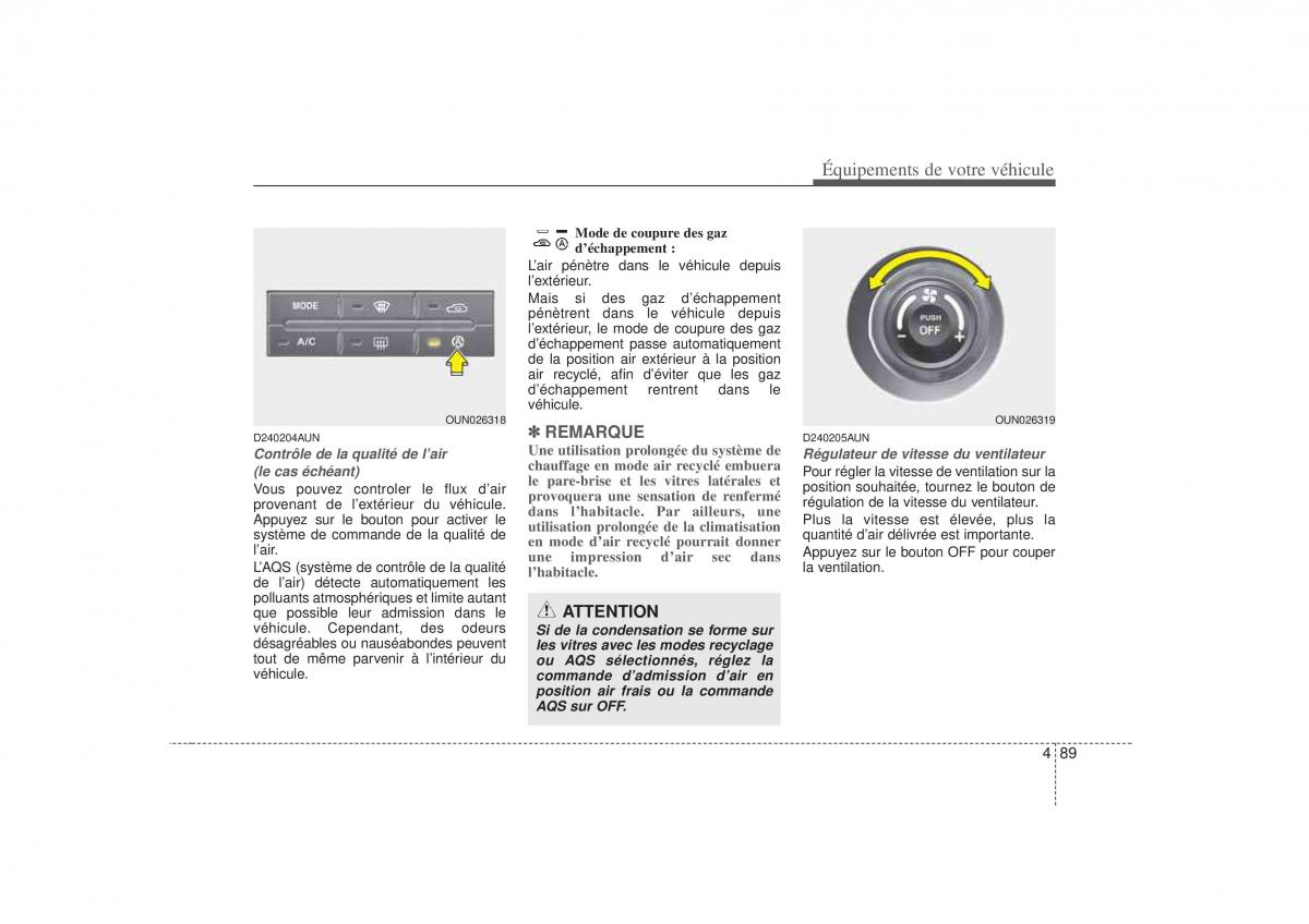 KIA Carens II 2 manuel du proprietaire / page 172