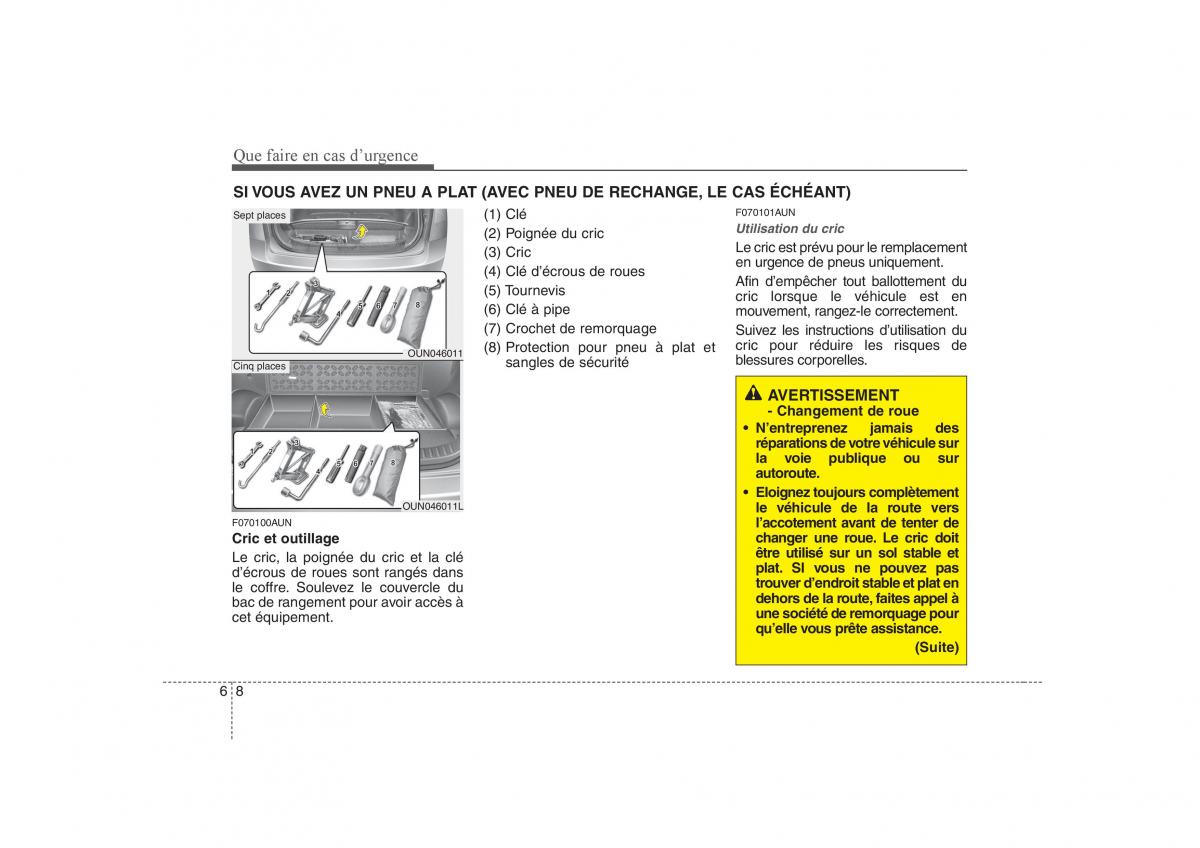 KIA Carens II 2 manuel du proprietaire / page 293