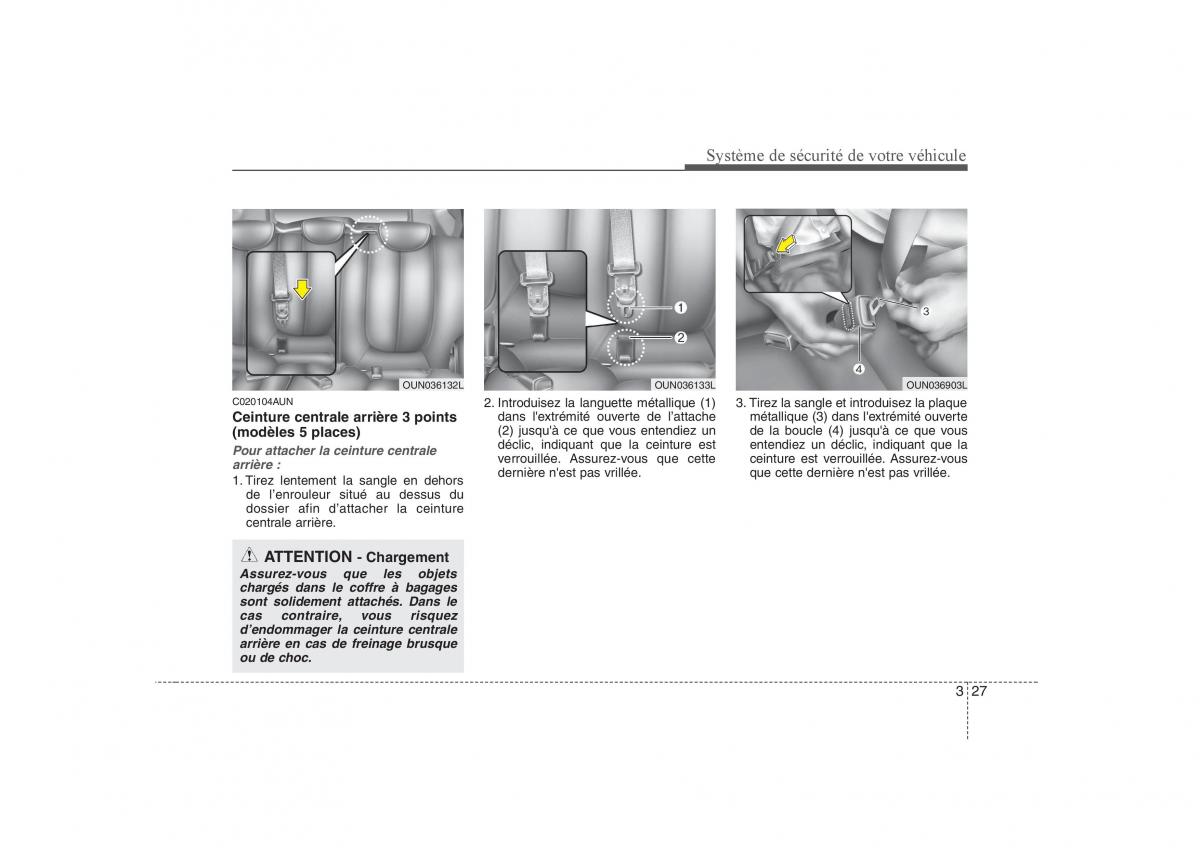 KIA Carens II 2 manuel du proprietaire / page 41