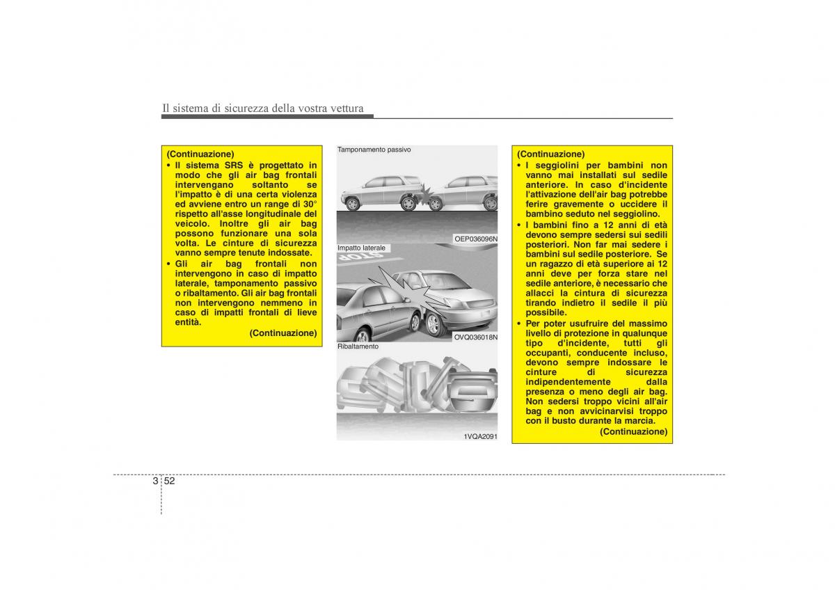 KIA Carens II 2 manuale del proprietario / page 67