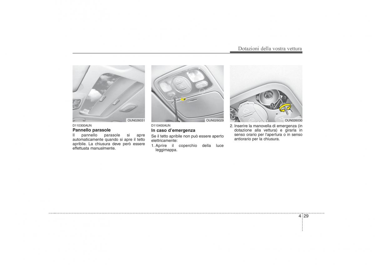 KIA Carens II 2 manuale del proprietario / page 114