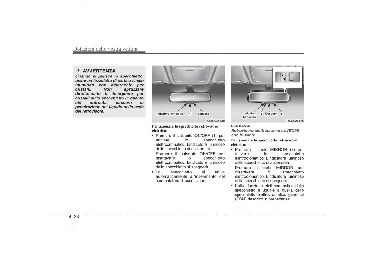 KIA Carens II 2 manuale del proprietario / page 119