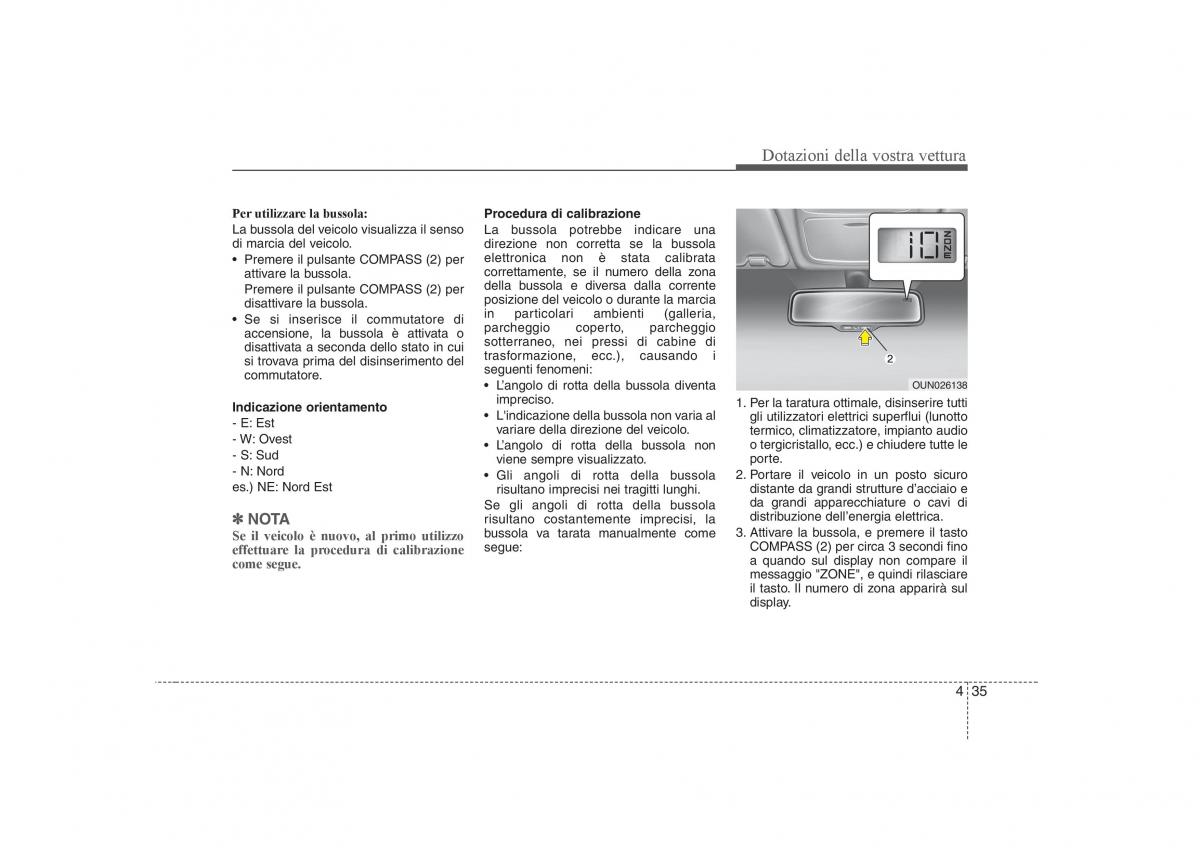 KIA Carens II 2 manuale del proprietario / page 120