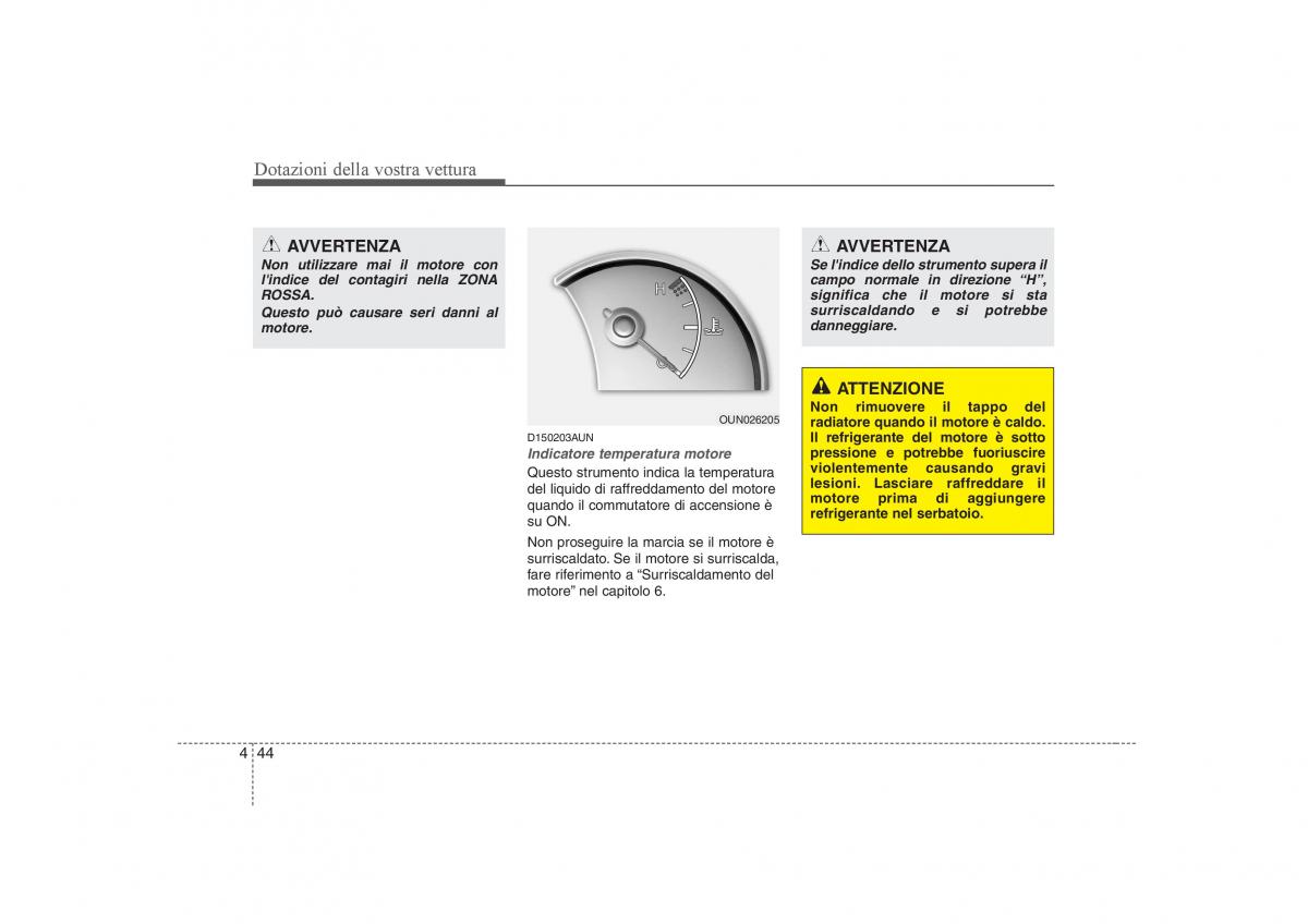 KIA Carens II 2 manuale del proprietario / page 129