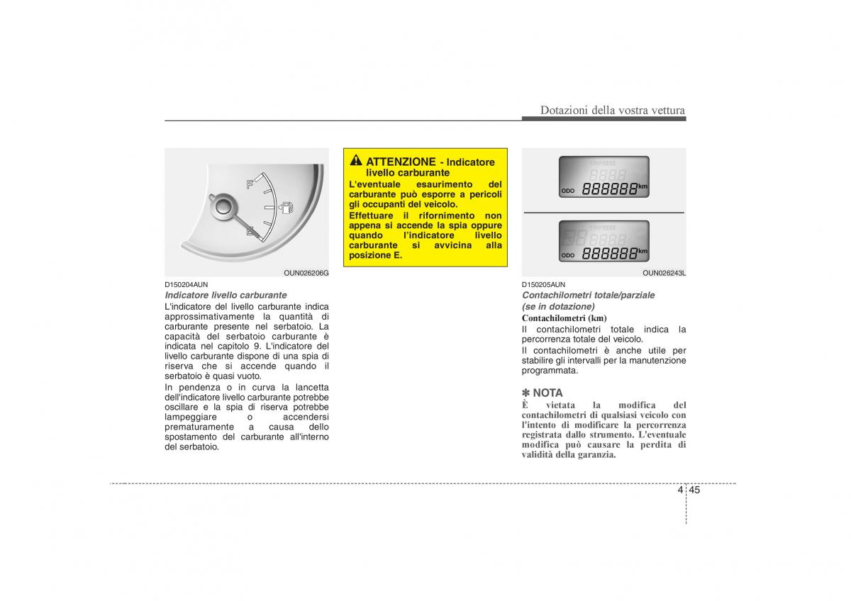 KIA Carens II 2 manuale del proprietario / page 130