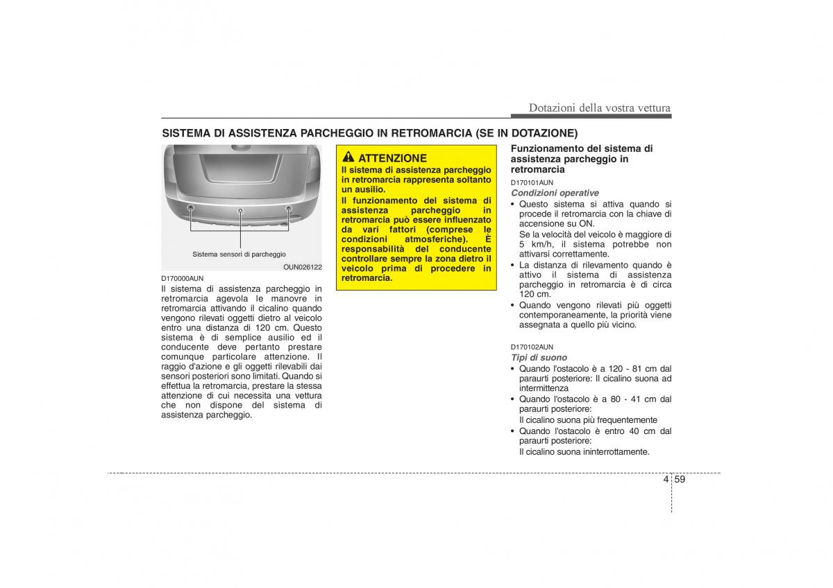 KIA Carens II 2 manuale del proprietario / page 144