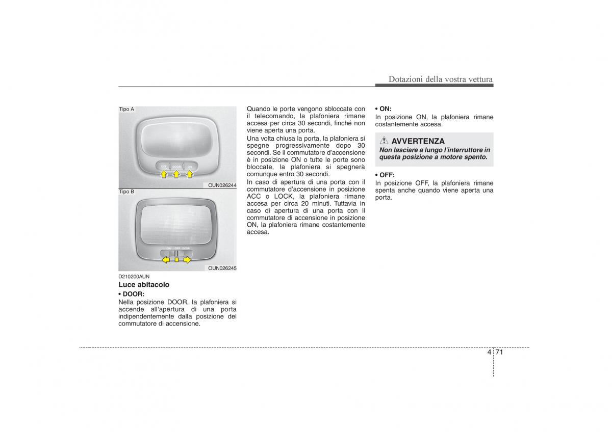 KIA Carens II 2 manuale del proprietario / page 156