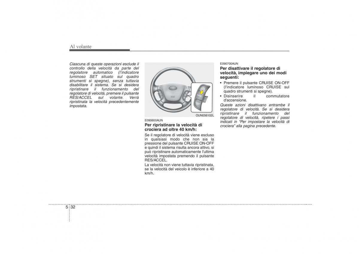 KIA Carens II 2 manuale del proprietario / page 226