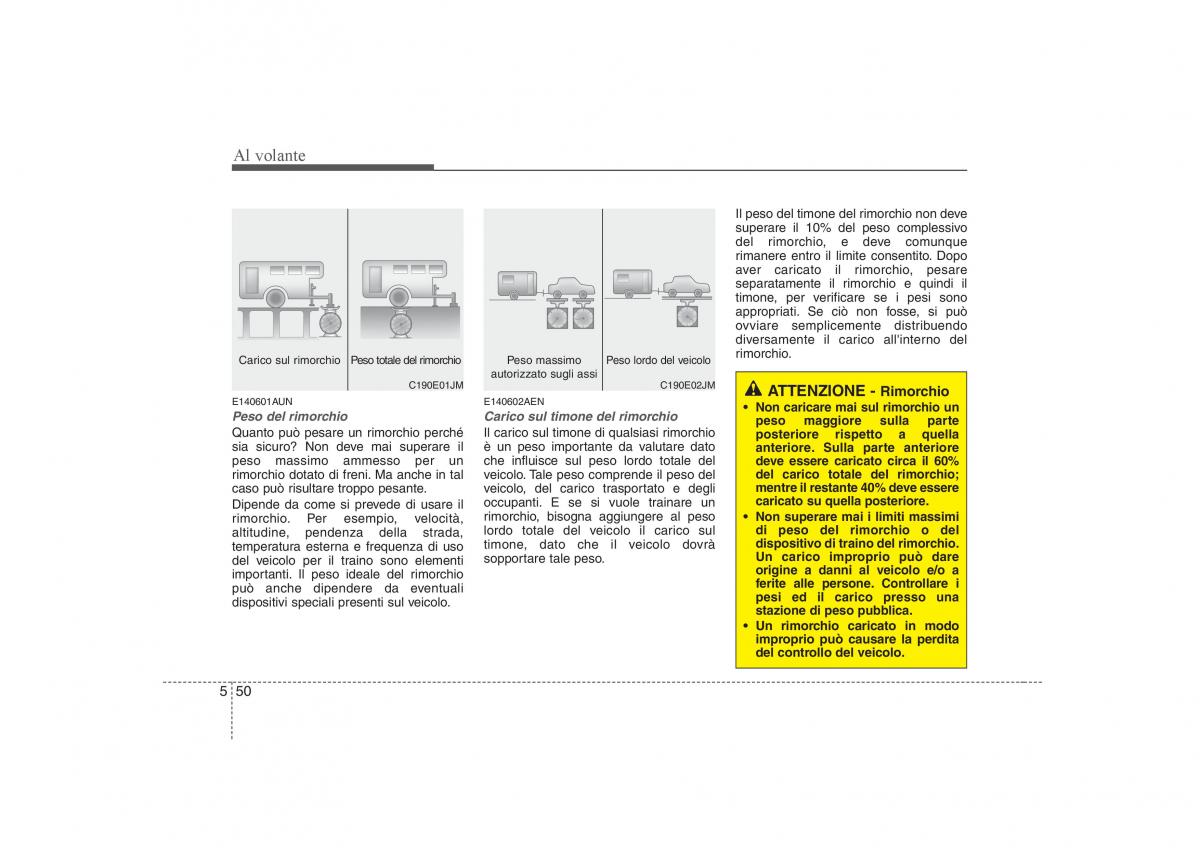 KIA Carens II 2 manuale del proprietario / page 244