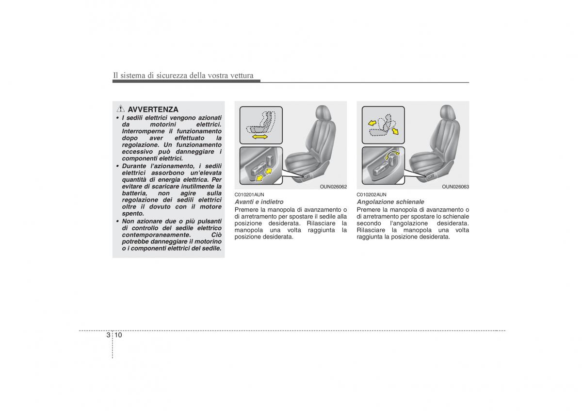 KIA Carens II 2 manuale del proprietario / page 25