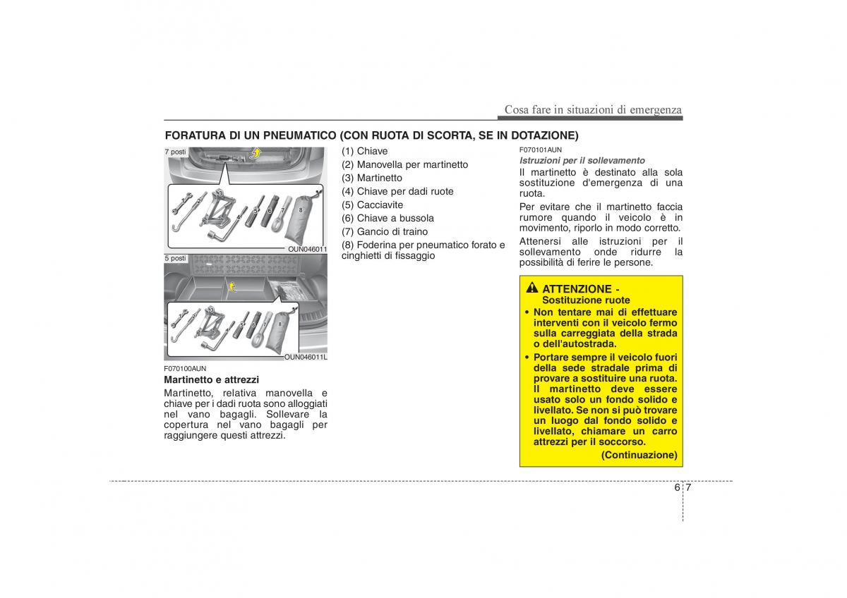 KIA Carens II 2 manuale del proprietario / page 252