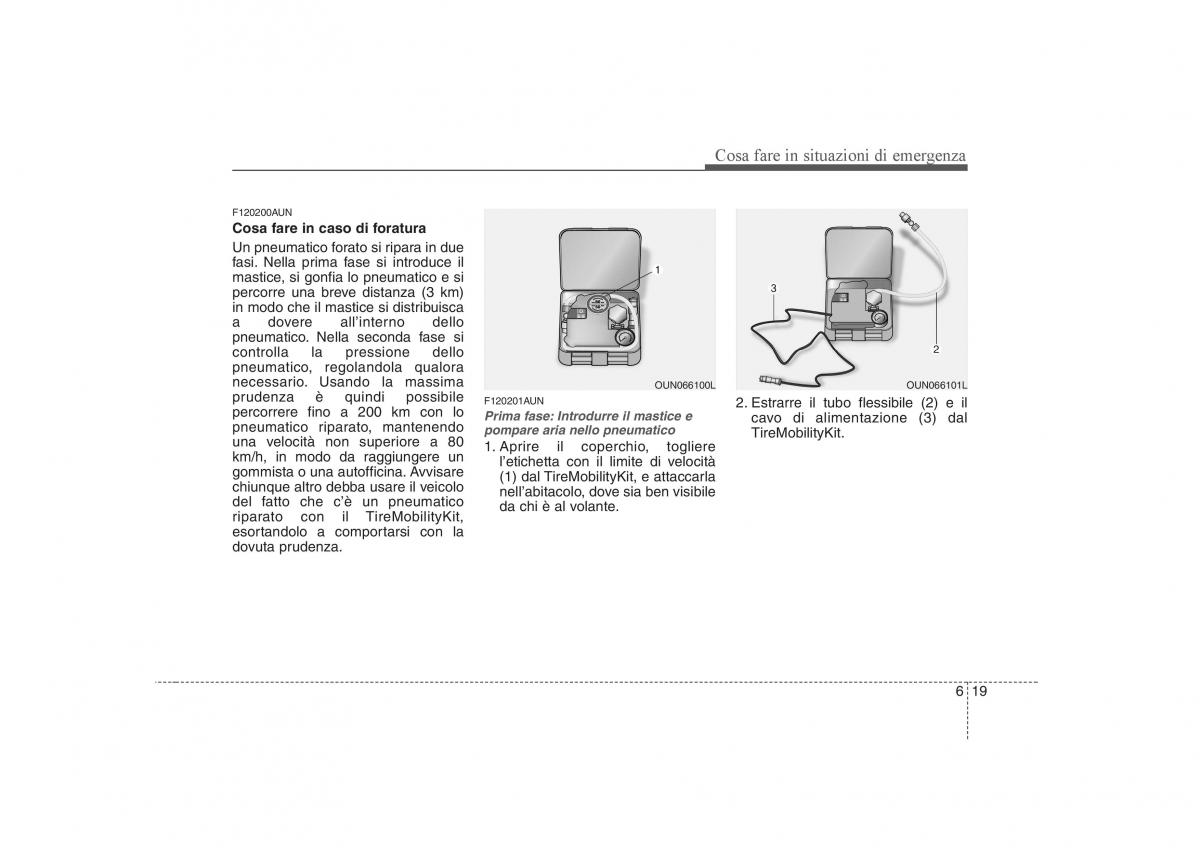 KIA Carens II 2 manuale del proprietario / page 264