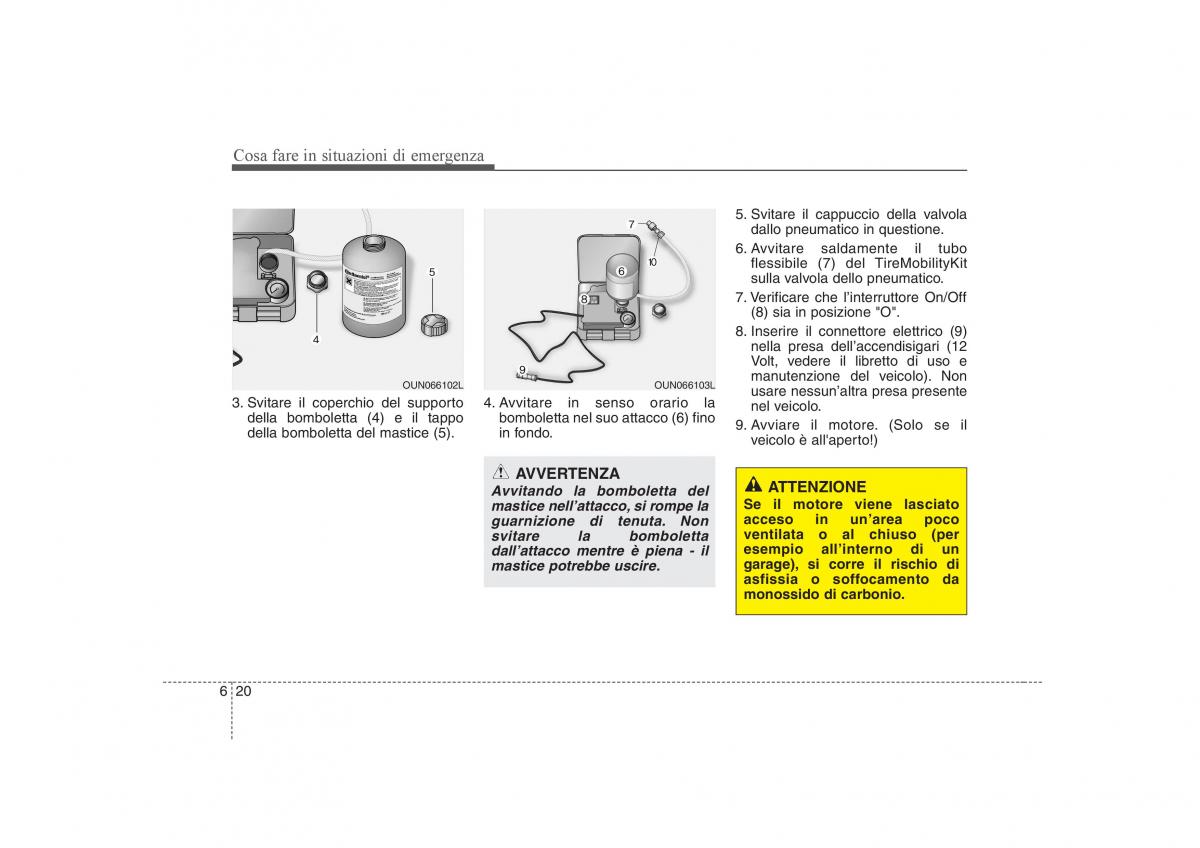 KIA Carens II 2 manuale del proprietario / page 265