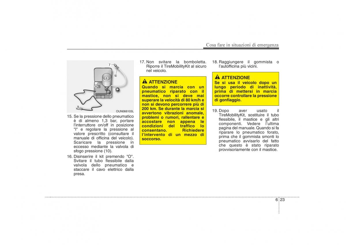 KIA Carens II 2 manuale del proprietario / page 268