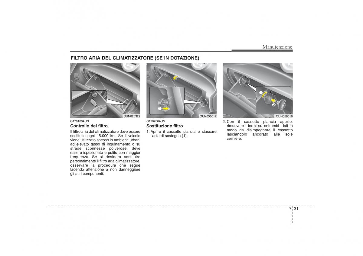 KIA Carens II 2 manuale del proprietario / page 307