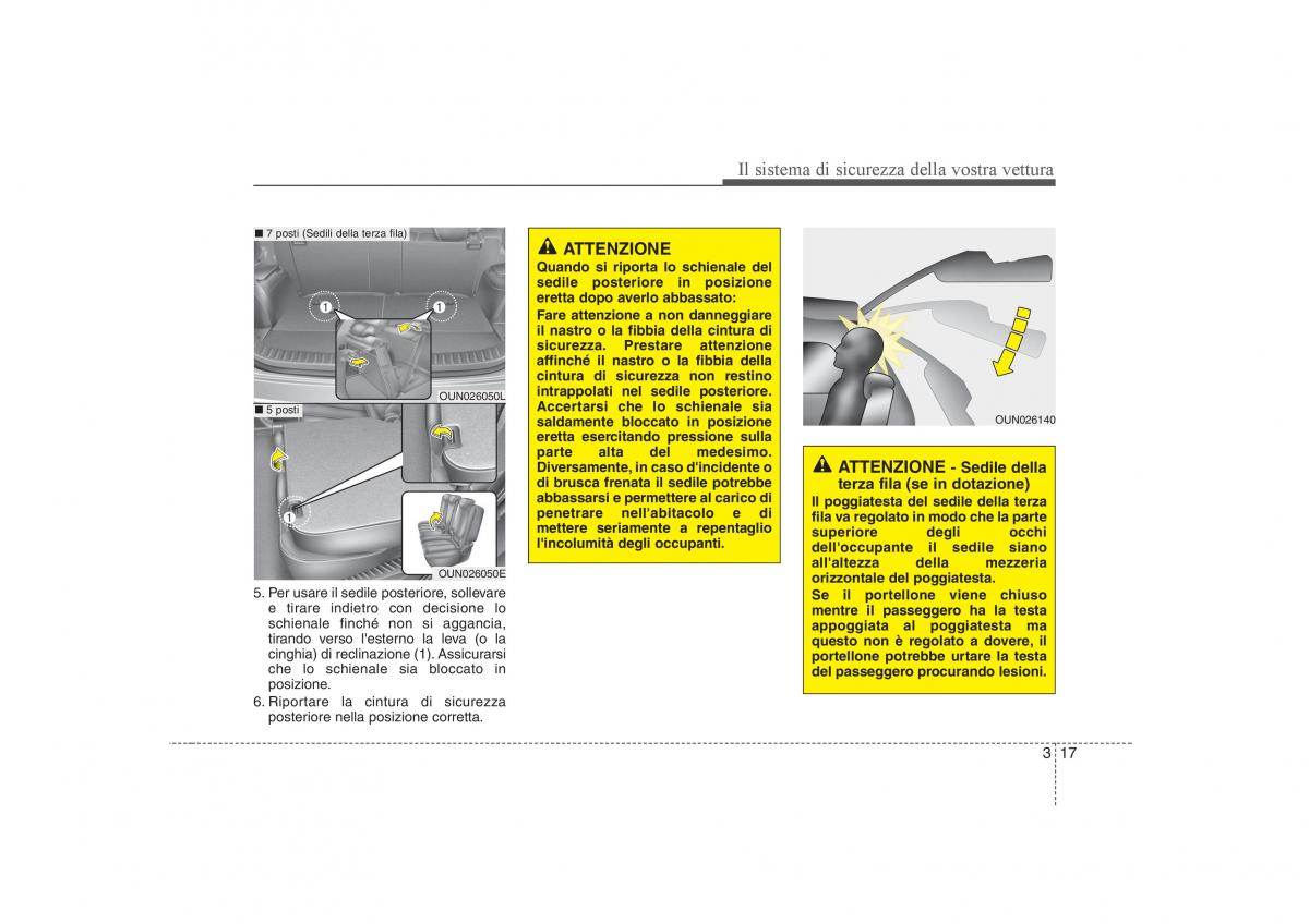 KIA Carens II 2 manuale del proprietario / page 32