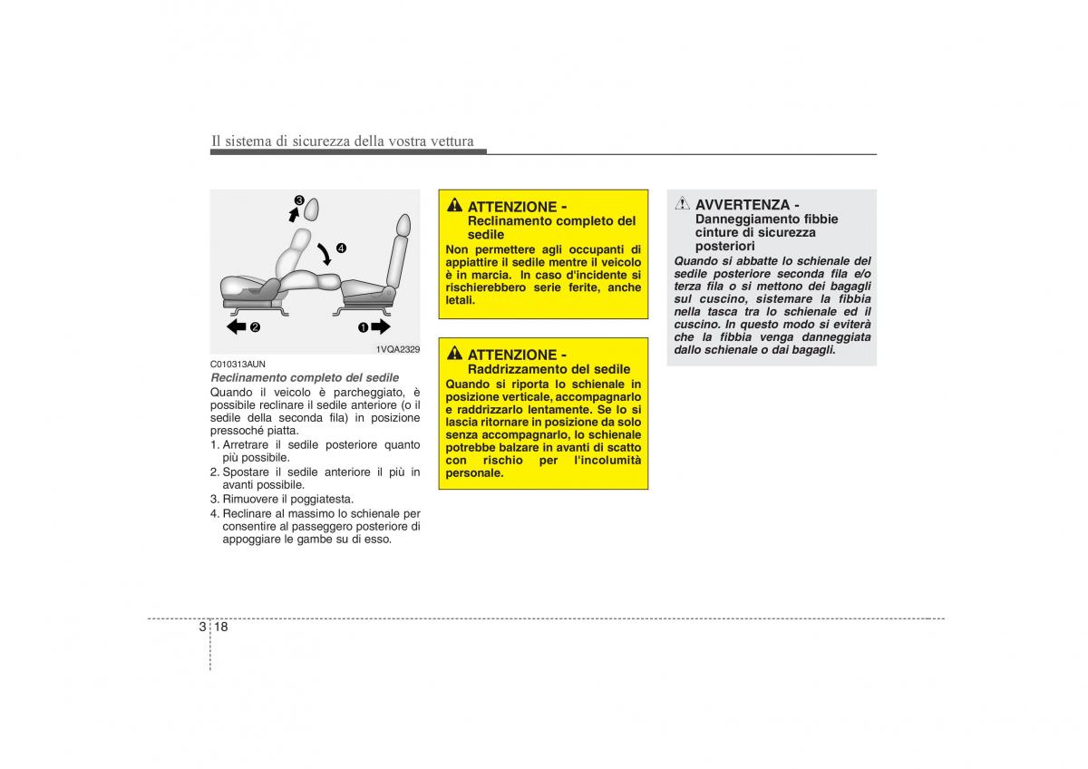 KIA Carens II 2 manuale del proprietario / page 33