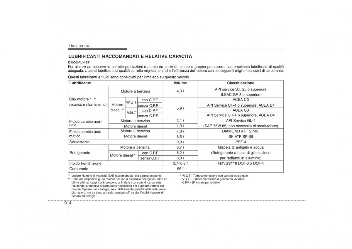 KIA Carens II 2 manuale del proprietario / page 357