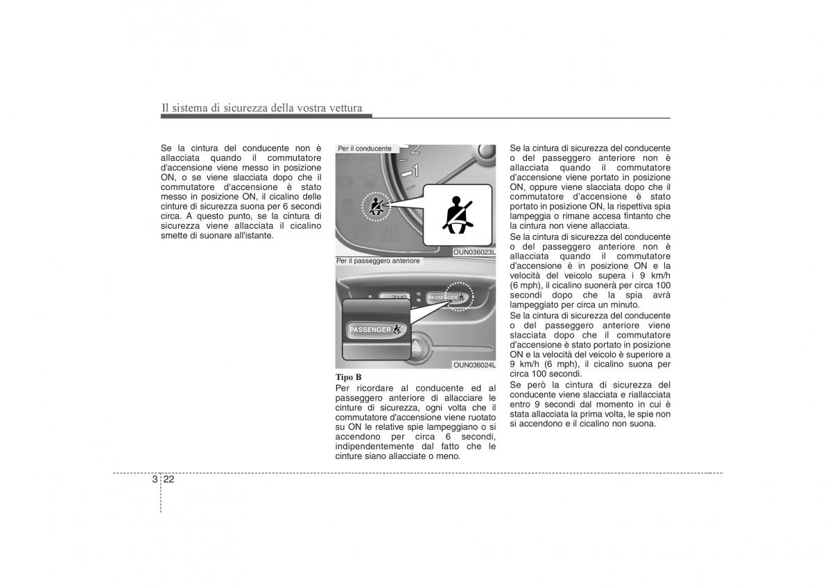 KIA Carens II 2 manuale del proprietario / page 37