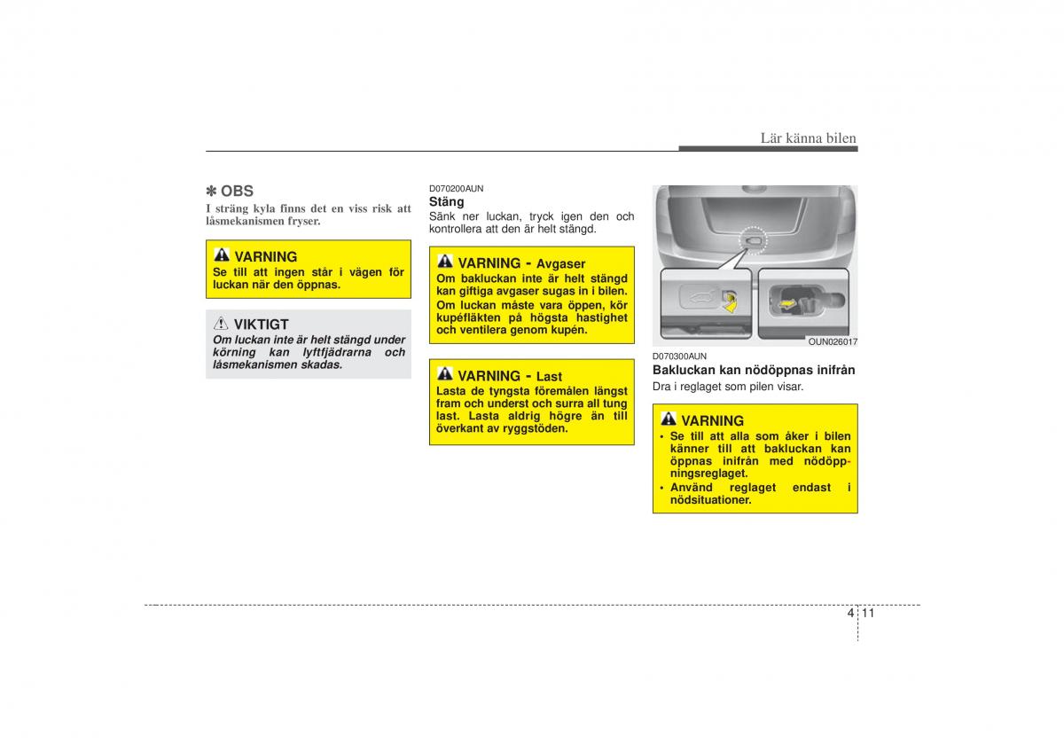 KIA Carens II 2 instruktionsbok / page 80