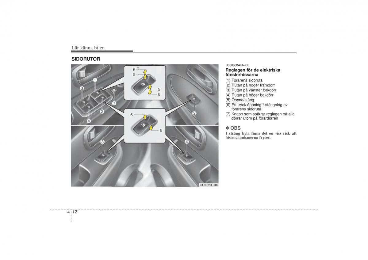 KIA Carens II 2 instruktionsbok / page 81