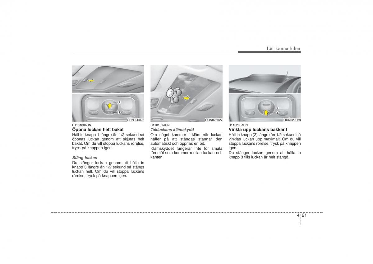 KIA Carens II 2 instruktionsbok / page 90