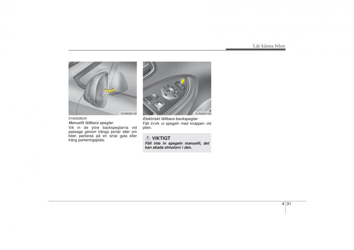 KIA Carens II 2 instruktionsbok / page 100