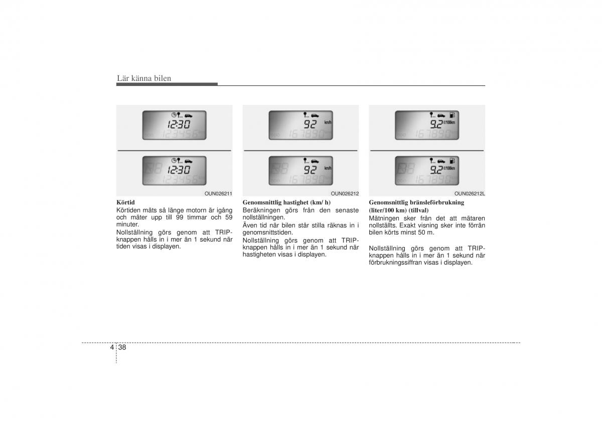 KIA Carens II 2 instruktionsbok / page 107