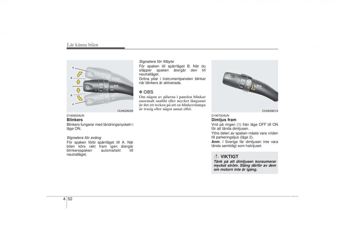 KIA Carens II 2 instruktionsbok / page 121