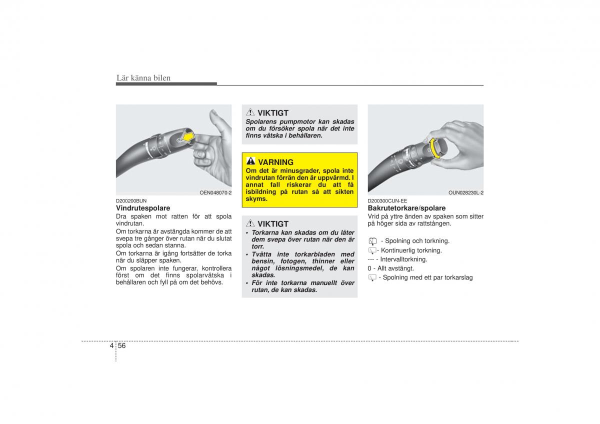 KIA Carens II 2 instruktionsbok / page 125