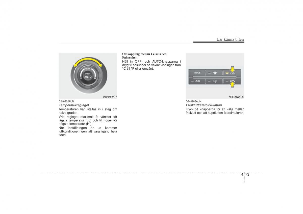 KIA Carens II 2 instruktionsbok / page 142