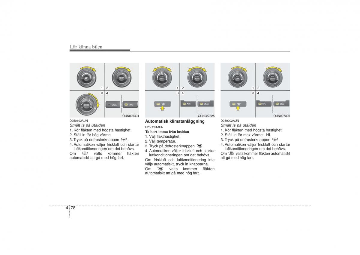 KIA Carens II 2 instruktionsbok / page 147