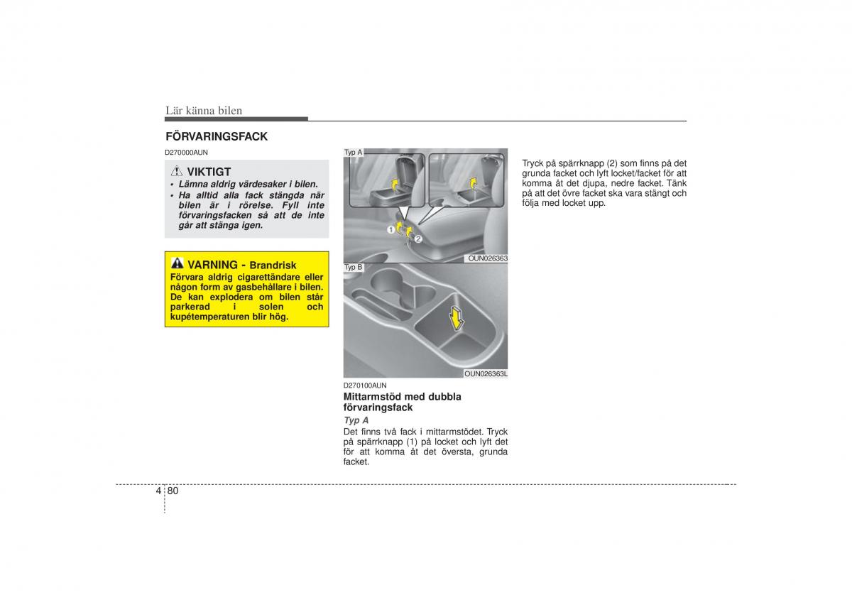 KIA Carens II 2 instruktionsbok / page 149