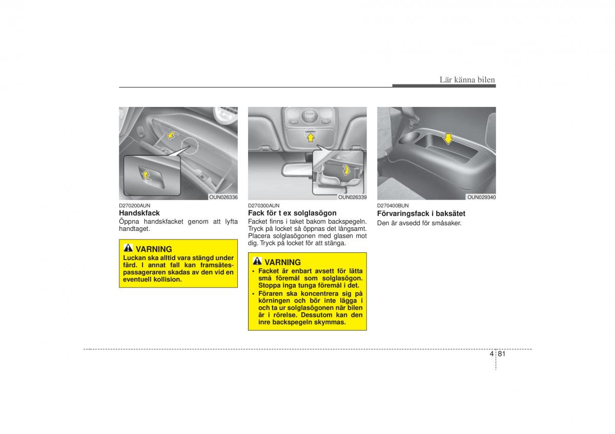 KIA Carens II 2 instruktionsbok / page 150