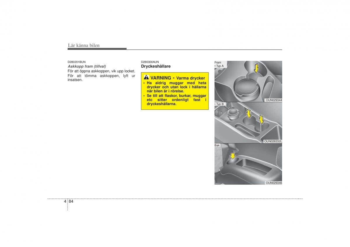 KIA Carens II 2 instruktionsbok / page 153